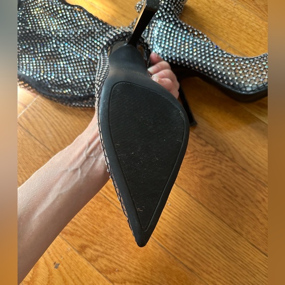 Asos design kenza rhinestone sparkling over the knee boots heels - Picture 7 of 7